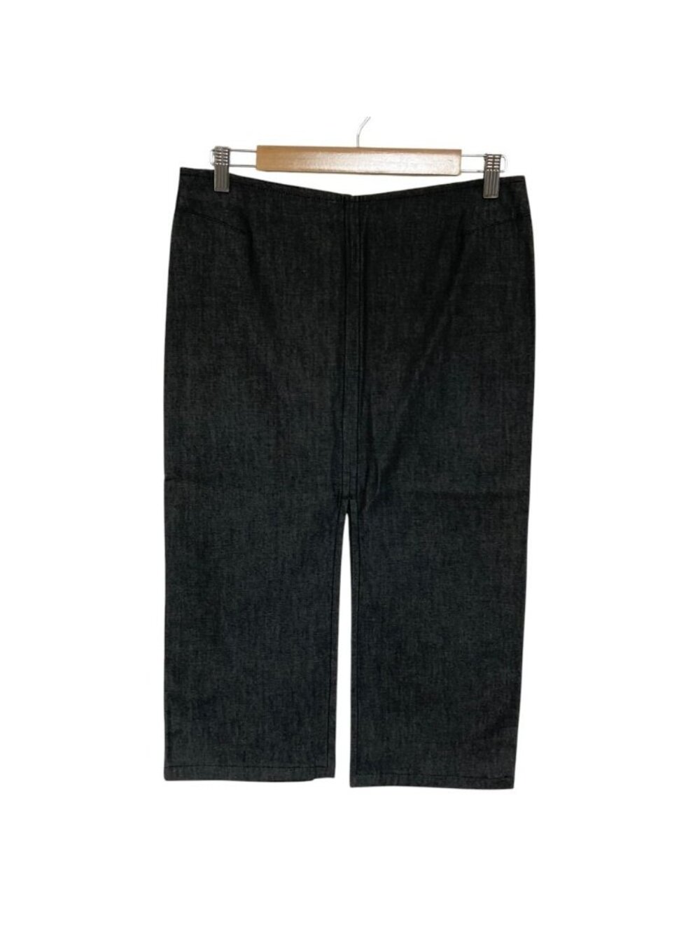 Gucci Tom Ford Era Slit Denim Tight Skirt Gray 42